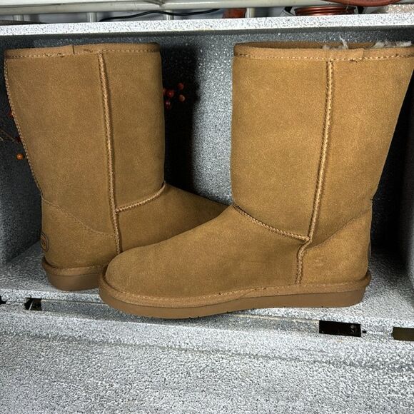 AOMAIS Suede Wool Lined Warm Winter Boots Size 9 - Picture 5 of 8